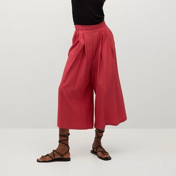 Mango Fluid culottes Pants - Picture 1 of 7